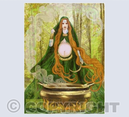 Celtic Goddess ; Cyrridven