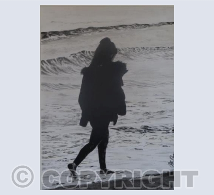 "Girl on Beach"