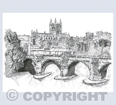 River Wye Bridge - Hereford