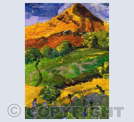 Roseberry Topping - Hockney Style