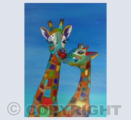 Happy Giraffes