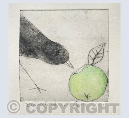 Blackbird and Apple 