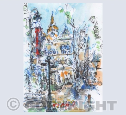 Trowbridge Town Hall in Spring