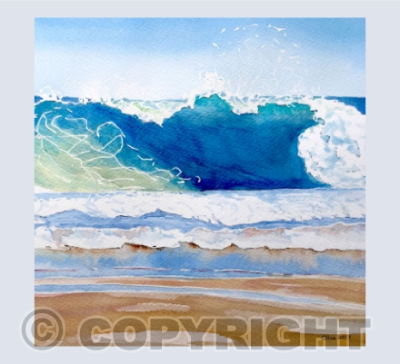 RESTORED Tide coming in, St Ives