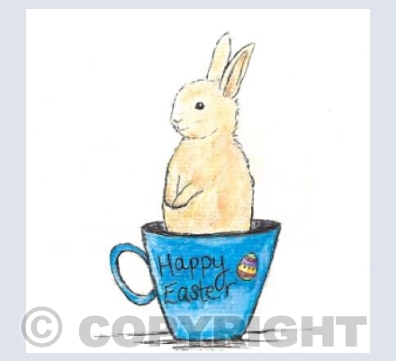 Bunny in a mug 