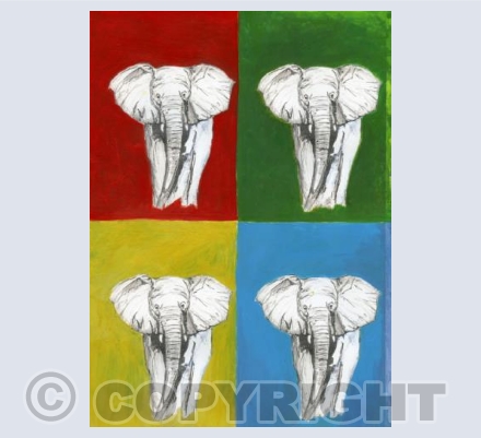 Pop Art Elephants 