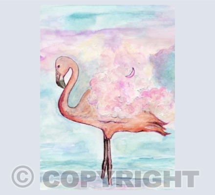 Dreamy flamingo 