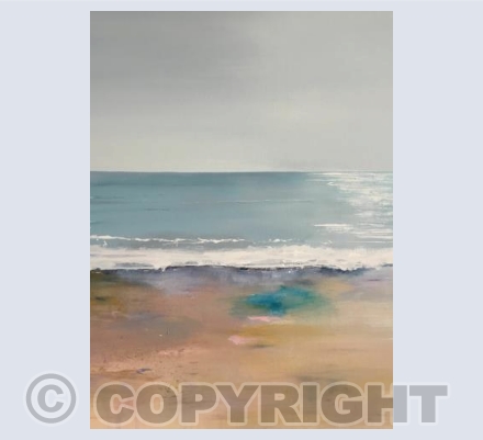 Seashells cracking underfoot