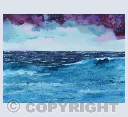 Tide rushing, pushing