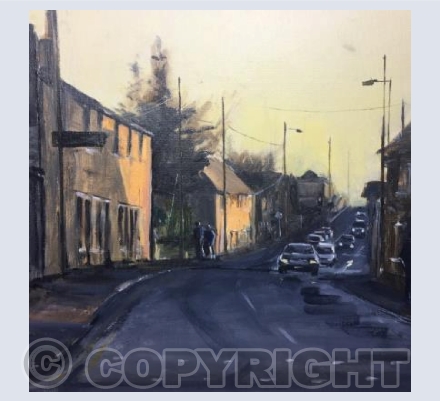 Winter Sun Thames Street Lechlade 2017