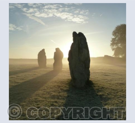 Avebury Sunrise Shadows