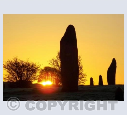Avebury Golden Sunrise