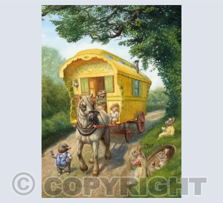 Gipsy Caravan On The Open Road
