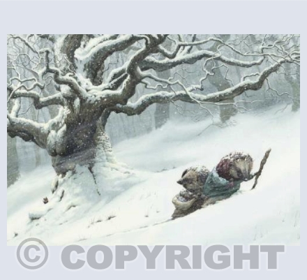 Pushing Through The Snow