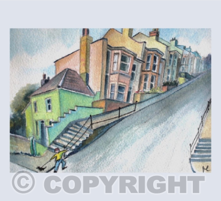 The Steepest Street in Bristol