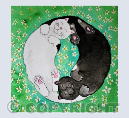 Yin Yang Cats