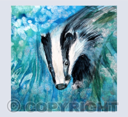 Badger at Dusk