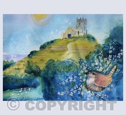 Wren and blackthorn