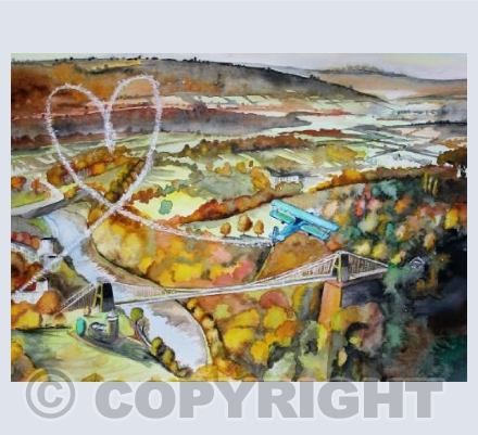 Skywriting over Bristol