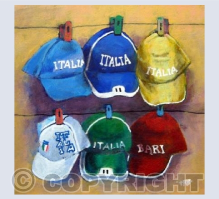 Six Italian Caps