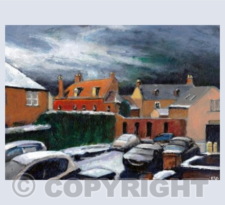 Beaconsfield Crescent with Snow