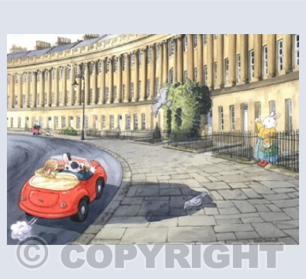 Drive around The Crescent
