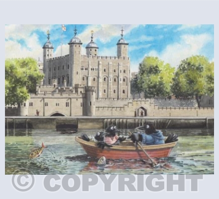 Three Ravens in a Boat