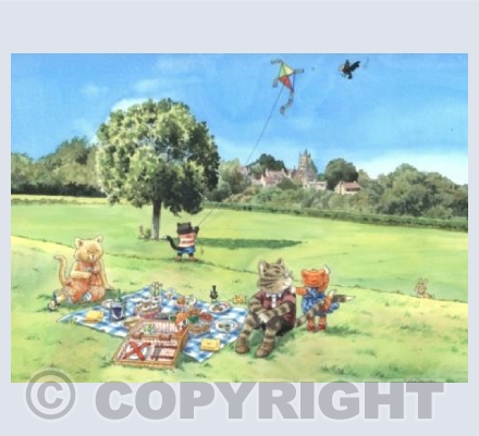 Picnicking in the fields