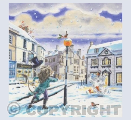 Snowballs in Market Street