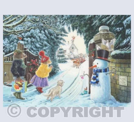 Santa visits those with good Manors!