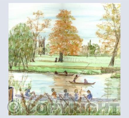 The River Cherwell card