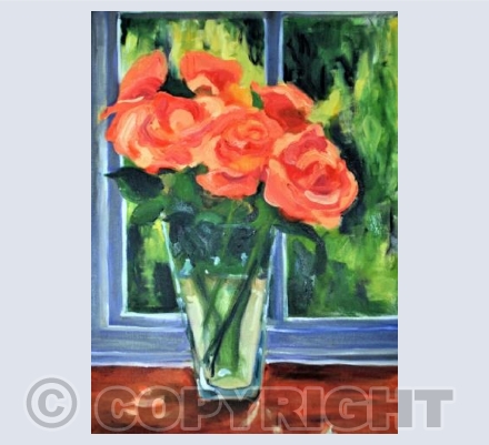 Glowing Roses