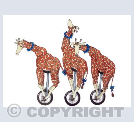 Giraffe Unicycle Display Team