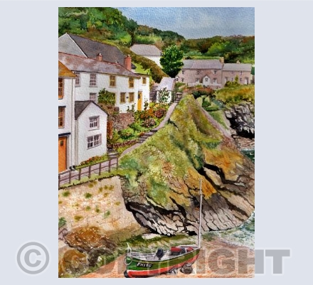 Portloe, Green Boat