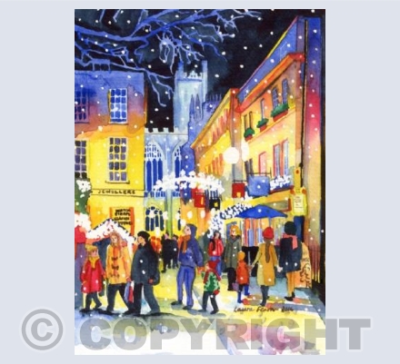 The Christmas Market on Abbey Green, Bath