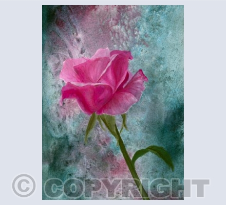 Card rose