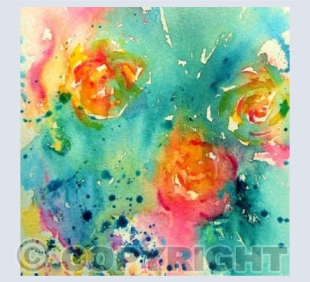  Watercolour Roses