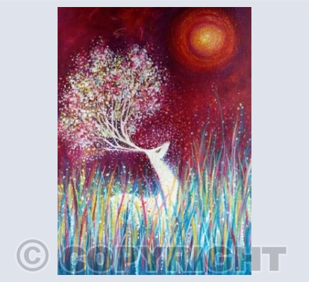 Magic Moon Deer