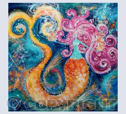 Mermaid of Golden Dreams 