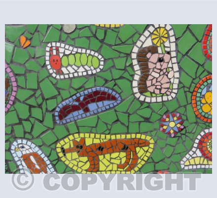 Fox, owl, caterpillar