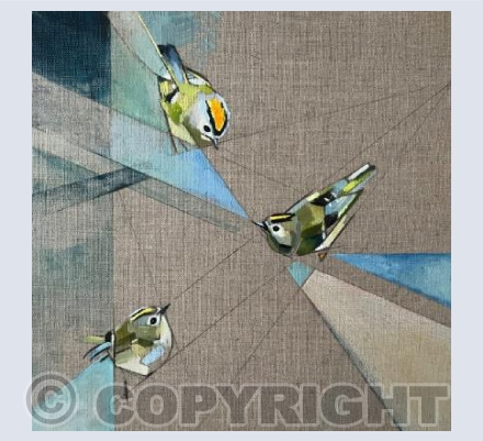 Goldcrests square card