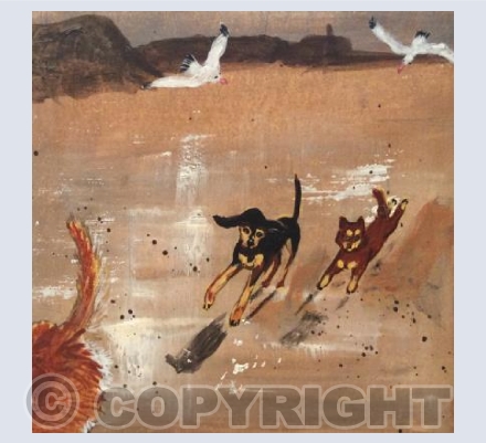 The boys on the beach