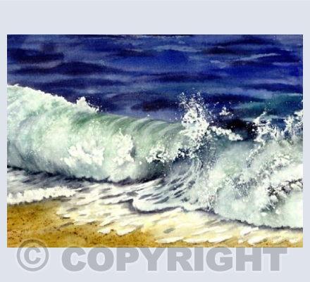 Breaking wave