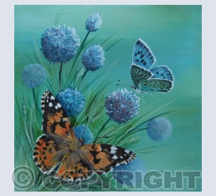 Flowers and flutters