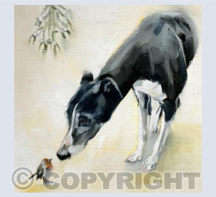 Bella and the robin