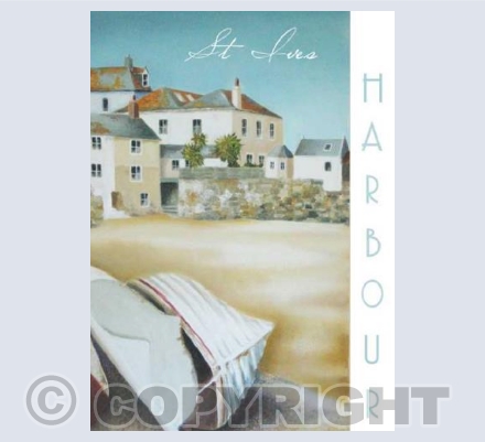 St Ives Harbour - Greetings Card