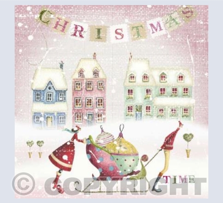 A sleigh full of baubles