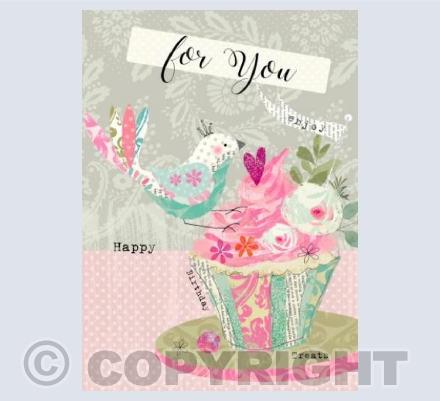 Happy Birthday Cup Cake