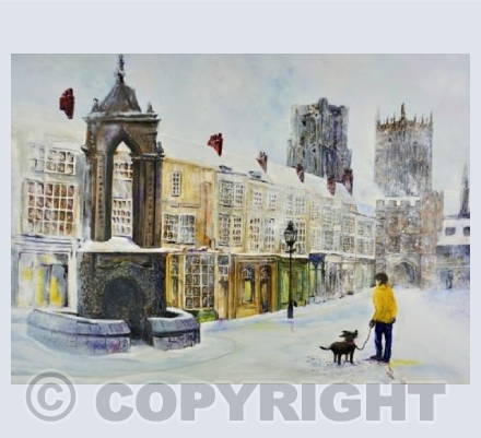 Snowy Market