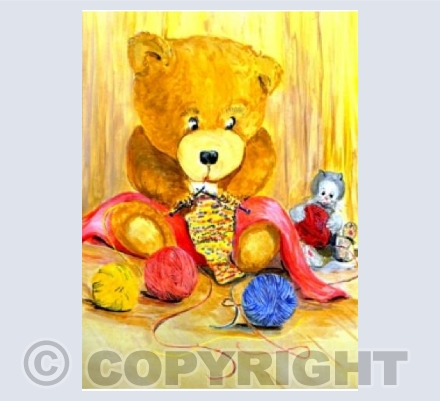 Theresa Bear Kitting